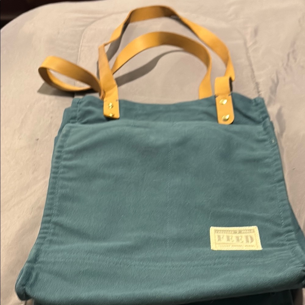 Teal Canvas Tote Bag